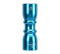 VBLKUYDPR 3 in 1 Pool Cue Tip Shaper, Billiard Cue Tip Tool, Aluminum Alloy Multi - Function Scuffer Aerator for Rough Grinding Fine Grinding and Precise Machining, Ideal for All Levels of P (Blue)