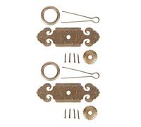 VBLKUYDPR Bat - Shaped Handle, Decorative Drawer Handle, Antique Copper Cabinet Pull Knob with U - Shaped Needle and Nails, Vintage Style Furniture Hardware for Dressers Wardrobes Shoe Cabin