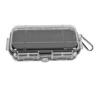 VBLKUYDPR Outdoor Moistureproof Sealed Box, Shockproof Storage Container, Transparent ABS Hard Plastic Case with Anti - Slip Pad for Microelectronic Equipment and (Transparent Version, Large Size)