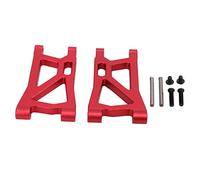 VBLKUYDPR RC Rear Swing Arm Kit Aluminum Replacement for REMO 1/16 SMAX 1621 1625 1631 1635 1651 1655 A2505, Lightweight Durable RC Car Suspension Parts with Pins and Screws (Red)