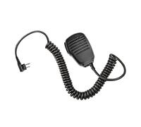 VBLL PMMN4013A Light Duty Speaker Mic for Motorola XT420 XT460 DP1400 2-Pin | CP040 R2 XT660d CP200D CP185 M1 2-pin normal type no sealing ring PU cable 3.5 mm listen-only jack