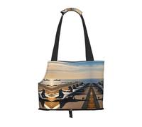 Vbnmca Aircraft Fighter Jets Print Pet Tote Bag,For Small Dogs Cats Pet Outdoor Travel Carrier Bag Shoulder Tote Bag
