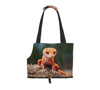 Vbnmca Sand Leopard Gecko Print Pet Tote Bag,For Small Dogs Cats Pet Outdoor Travel Carrier Bag Shoulder Tote Bag