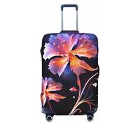 VBNTY Cool Decorative Flowers Travel Luggage Cover Elastic Washable Suitcase Cover Protector Fashion Stretch Baggage Covers Dustproof Suitcase Sleeve Fits 18-32 inch Luggage S