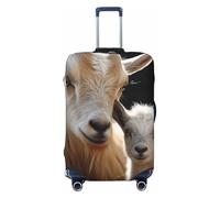 VBNTY Cute Goat Travel Luggage Cover Elastic Washable Suitcase Cover Protector Fashion Stretch Baggage Covers Dustproof Suitcase Sleeve Fits 18-32 inch Luggage XL