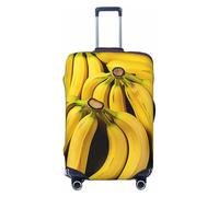 VBNTY Unique Banana Fruit Travel Luggage Cover Elastic Washable Suitcase Cover Protector Fashion Stretch Baggage Covers Dustproof Suitcase Sleeve Fits 18-32 inch Luggage L