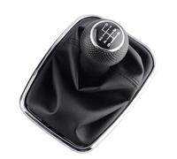 VBNYBA Car Shift Knob Lever Compatible with for Jetta for Bora Mk4 1999 2000 2001 2002 2003 2004 5 6 Speed Black Frame Gear Shift Knob Lever Gaiter Boot 12mm