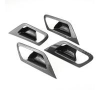 VBNYBA Interior Car Accessories Compatible with Peugeot for 208 2020 2021 2022 2023 2024 4pcs ABS Inner Door Open Handle Bowl Cover Interior