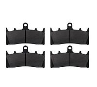 VBNYBA Rear Brake Pads Compatible With For ZRX1200 S For ZR1200 For B1 B2 B3 2001 2002 2003 2004 2005 2006 2007 Motorcycle Parts Front Rear Brake Pads Kit(2 Pairs Front)