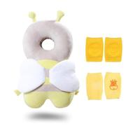 VBNZBK Baby Head Protection Pillow Head Protection Backpack, Adjustable Head Back Protection Safety and baby knee pads Baby for crawling Walking Learning, Baby Head and Back Protection for 4-24 Months
