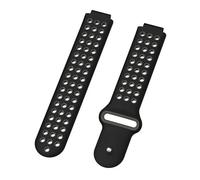 VBPBHFFNMW 22mm Strap Compatible With Garmin Forerunner 220 230 235 630 620 735 Approach S20 S5 S6 Silicone Watchband Bracelet Wrist Band Accessories Watch strap(Black-gray,For Forerunner 235)