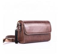 VBPBHFFNMW PU Leather Camera Bag Insert Bag For GR3 GR2 GR RX100 M6 M5 M4 ZV1 G7X2 G7X3 G5X2 G7X SX730 SX740 LX10 LX7 LX5 LX3 camera bag(Coffee)