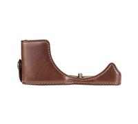 VBPBHFFNMW PU Leather Camera Bag Waterproof Handbag Protective Cover Fit For Canon E0S-M6 EOS-M50 E0S-M200/M10/M10 camera bag(E0S-M6 Brown)