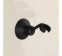 VBPBHFFNMW Solid Brass Handheld Shower Holder Bracket 4 Colors Wall Mounted Adjustable Angle Shower Installation Bracket(Black)