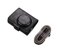 VBPBHFFNMW Waterproof Camera Bag Case Leather Camera Bag Fit For Canon SX740 730 720 710 700 620 610 600 275 240 170 160 S90 95 100 110 120 camera bag(B)