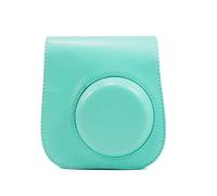 VBPCEFZTLK Classic Retro PU Leather Camera Strap Shoulder Bag Protective Cover Camera Protective Cover Fit For Polaroid Fit For Fujifilm Mini 8 8+ 9 camera bag(Mint Green)