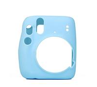 VBPCEFZTLK Fashionable Pure Color Protective Soft Shell Case Camera Jelly Color Silicone Case Bag Fit For Fuji Instax Fit For Polaroid Mini 11 Mini11 camera bag(Blu)