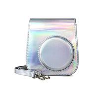 VBPCEFZTLK Instant Camera PU Leather Bag Color Camera Shoulder Bag Protective Case Protective Case Handbag Fit For Fujifilm Mini 11 camera bag(C)
