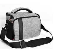 VBPCEFZTLK Waterproof Nylon Shoulder Camera Bag SLR Camera Bag Lens Pouch Bag Fit For Sony Fit For Canon Fit For Nikon B500 P900 D90 D750 D7000 camera bag(Dark Grey)