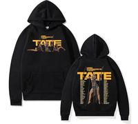 VBPOIYB Men's and women's sweatshirts, oversized sweaters, T-a-t-e M-c-R-a-e Tour 2025 hoodies, trendy Y2K casual hoodies (Black,M)