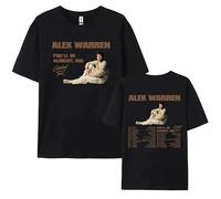 VBPOIYB T-Shirt Short Sleeve Cotton Summer Women Men Al-ex Singer Wa-rr-en Tour Merchandise Round Neck Soft Unisex t-Shirt (Black,XS)
