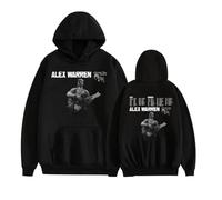 VBPOIYB Women's Hoodies Al-ex War-ren Merch Pullover Tour 2025 Men's Long Sleeve Hip Hop Sweatshirt Hoodies (Black,M)