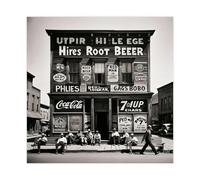 VBQHIR Echoes of Americana Poster Canvas Poster Bedroom Decor Landscape Decor Gift 24x24inch(60x60cm)