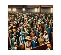 VBQHIR Elegance And Harmony Vintage Poster Canvas Poster Bedroom Decor Landscape Decor Gift 12x12inch(30x30cm)