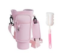 VBRHFRIF 1 Piece Of Cup Diagonal Bag, 1 Piece Of Cup Brush, Shoulder Bag With Water Bottle Holder, Water Bottle Tote Bag, Water Bottle With Strap