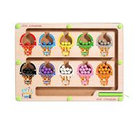 VBRHFRIF 1 Piece Of Girl Maze Toy, Magnetic Bead Toy, Children'S Educational Toy, Color Separation Magnetic Toy