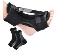 VBRHFRIF 1 Piece Of Stretching Orthosis, 1 Pair Of Ankle Socks, Plantar Rehabilitation Support, Eversion Corrector, Adjustable Splint, Ankle Brace