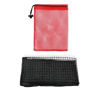 VBRHFRIF 1 Piece Table Tennis Net And 1 Piece Table Tennis Drawstring Bag, Portable Table Tennis Net, Table Tennis Replacement Net, Polyester Storage Mesh Bag