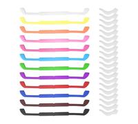 VBRHFRIF 12 Pieces Children's Glasses Straps, 10 Pairs Anti-Slip Covers, Sunglasses, Sports, Myopia Glasses, Multicolour, Silica Gel, Modern Style