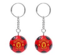 VBRHFRIF 2 Pieces Football Keychains, Manchester United Keychains, Manchester United Gifts For Boys, Football Gifts For Boys