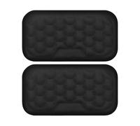 VBRHFRIF 2 Pieces of Mouse Wrist Rest, Computer Keyboard Hand Rest, Desktop Anti-Slip Wrist Rest, Ergonomic Mouse Hand Pad, Soft Pad, Suitable for Office Desks and Study Tables (Black)