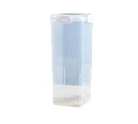 VBRYUAW Bread Box With Lid, Reusable Sandwich Bread Pasta Storage Box, Clear Plastic Food Storage Container For Kitchen Organization
