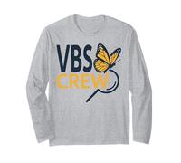 VBS Crew Butterfly Magnified Vacation Bible School VBS Team Long Sleeve T-Shirt