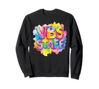 VBS Staff Tie Dye Colorful Vacation Bible School Christian Sweatshirt
