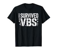 Vbs Survived Vacation Bible School Coffee Survivor T-Shirt