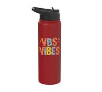 VBS Vibes Faith-Based Activities Religious Education Stainless Steel Insulated Water Bottle