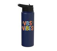 VBS Vibes Faith-Based Activities Religious Education Stainless Steel Insulated Water Bottle