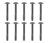 VBSYUYQ 10 Pcs Air Filter Box Lid Retaining Screws 33.5mm x 5mm | 10 pack galvanised steel air filter housing screws, 33.5mm x 5mm, for car engine filter box lid replacement