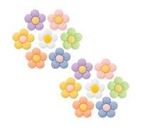 VBSYUYQ 14 Pcs Purple Daisy Flower Shoe Charms for Clogs Decor