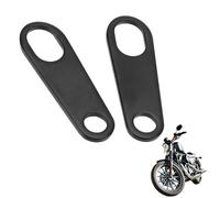 VBSYUYQ 2 Pack Motorcycle Bell Hanger Bracket, Black Metal Universal Guardian Bell Mount, Lucky Bell Holder Hook for All Motorcycles, Trikes, Bikes & Scooters