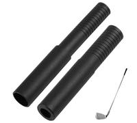VBSYUYQ 2 Pcs Golf Club Shaft Extenders High Strength Iron Putter Extensions Light Weight Golf Shaft Extension Extenders for Golf Club Golf Accessories