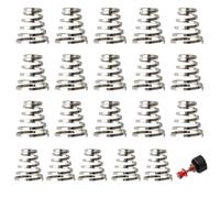 VBSYUYQ 20Pcs Bike Wheel Springs Bike Quick Release Skewer Spring Universal Bicycle Wheel Skewer Springs Stainless Steel Bike Wheel Quick Release Spring Replacement for Bike