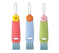 VBSYUYQ 3 Pack 3-in-1 Bottle Crevice Cleaning Brushes, Multifunctional Cup Lid Gap Brushes, Stiff Bristle Corner Cleaners for Water Bottles, Flasks, Tumblers, Kitchen Gadgets