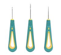 VBSYUYQ 3 Pcs Green Round Hole Cone Hand Drills Punch Needle Candles Wick Tools for DIY Silicone Mould Making Punch Candle Making