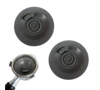 VBSYUYQ 54mm Silicone Coffee Machine Backflush Disc 2 Pack | Round silicone backflush pads form tight seal for espresso cleaning, compatible with 54mm Breville & Sage portafilters