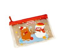 VBUEA 4PCS Cute Coin Purse PVC Mini Transparent Storage Bag Christmas Portable Candy Bag Random Color